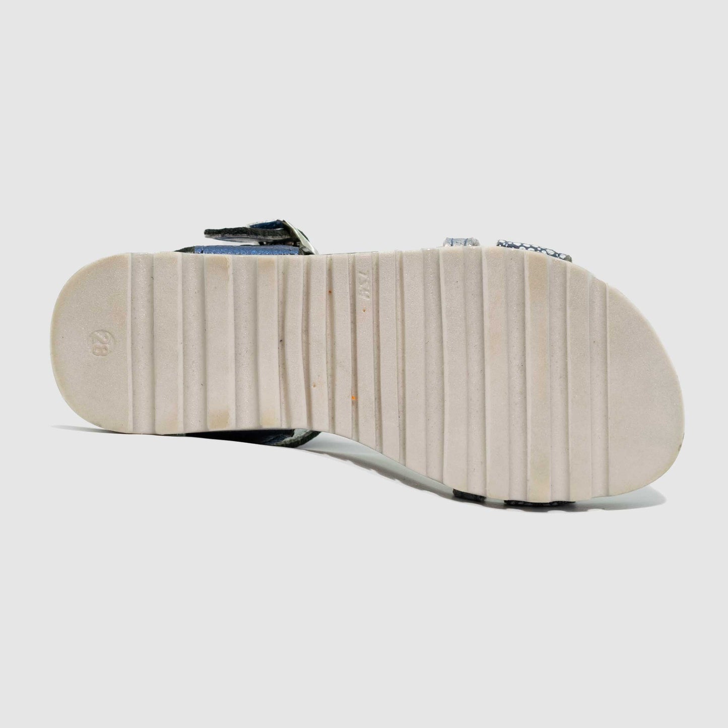 Chaussure-Enfant-Bopy-EMICARA-Bleu-Argent-Cuir-Nu-Pied-Under