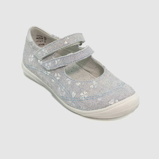 Chaussure-Enfant-LittleMary-GRACIEUSE-Bleu-Ciel-Cuir-Imprime-Nu-Pied
