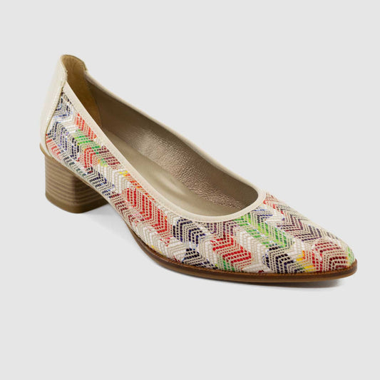 Chaussure-Femme-Metayer-POTE-Multicolore-Cuir-Trotteur