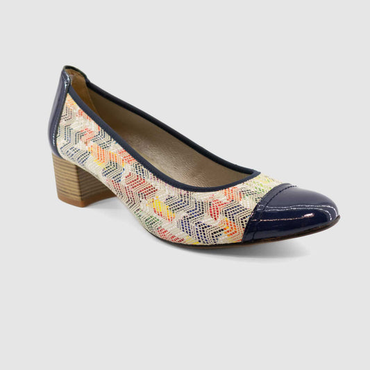 Chaussure-Femme-Metayer-WAFABE-Marine-Multi-Couleur-Cuir-Vernis-Trotteur