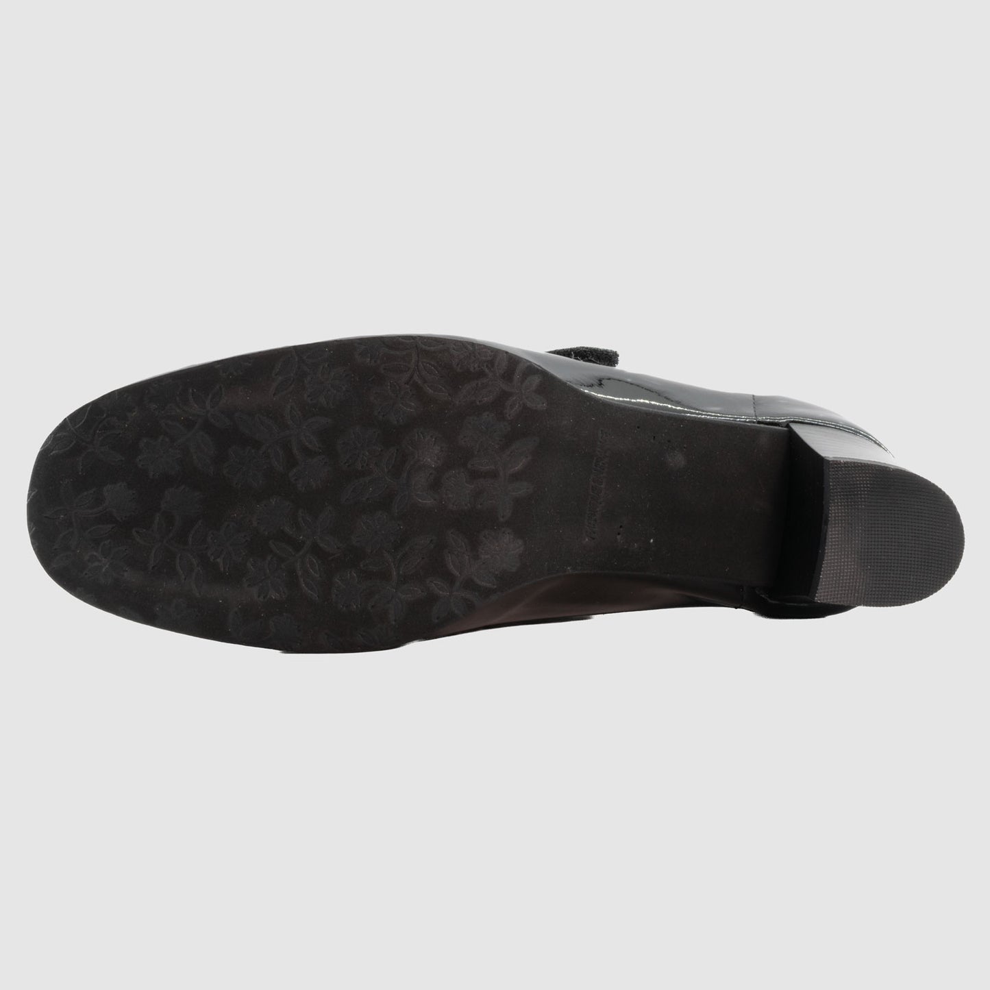 Chaussure-Femme-houcke-zele-vernis-noir-cuir-imprime-bottine-Under