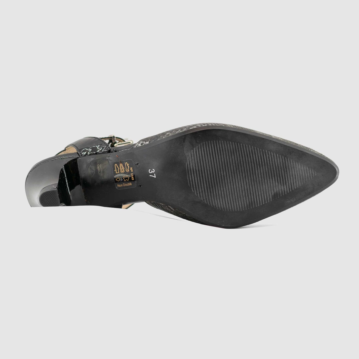 Chaussure-femme-Sweet-GLIFOR-Gris-Cuir-Lezard-Escarpin-under