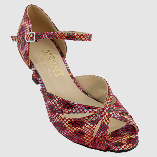 arbell-troyes-merlet-kalis-rouge-cuir-imprime-danse