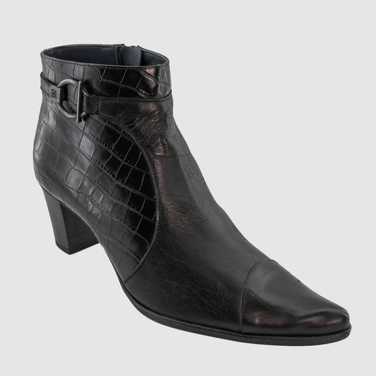 Chaussure-Femme-dorking-deisy-noir-cuir-bottine