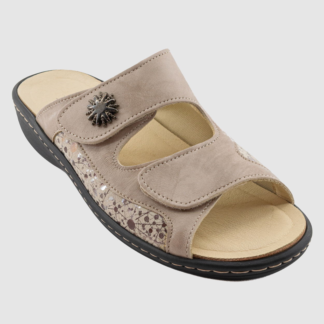 arbell-troyes-garant-ste-marie-taupe-cuir-strech-mule