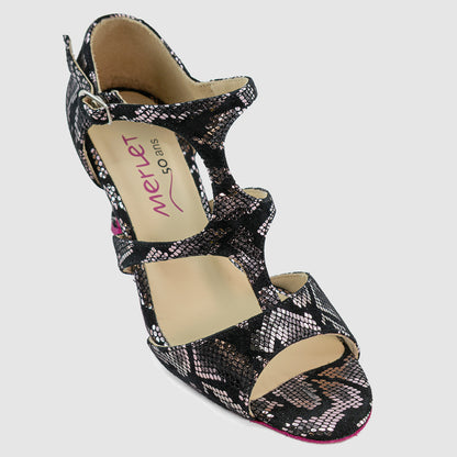 arbell-troyes-merlet-sydie-noir-argent-cuir-imprime-danse