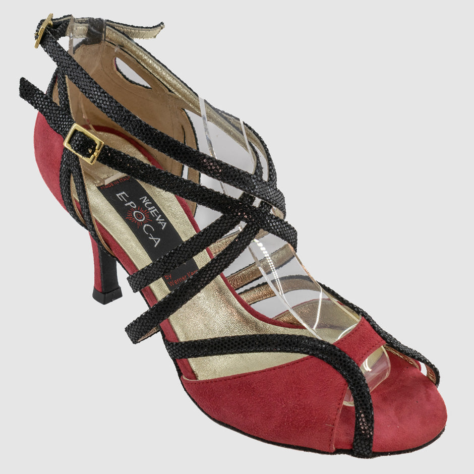 Werner Kern - COSIMA Rouge Noir Daim - Danse